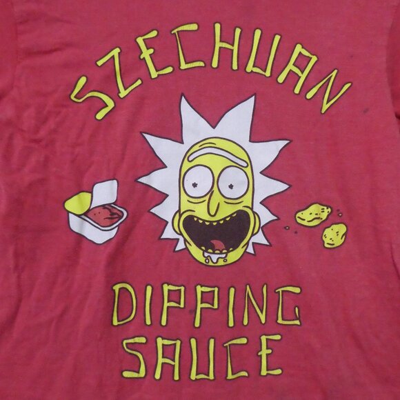 JACK OF ALL TRADES - Rick and Morty - Adult Swim | small | Red Graphic Tee - Picture 1 of 15